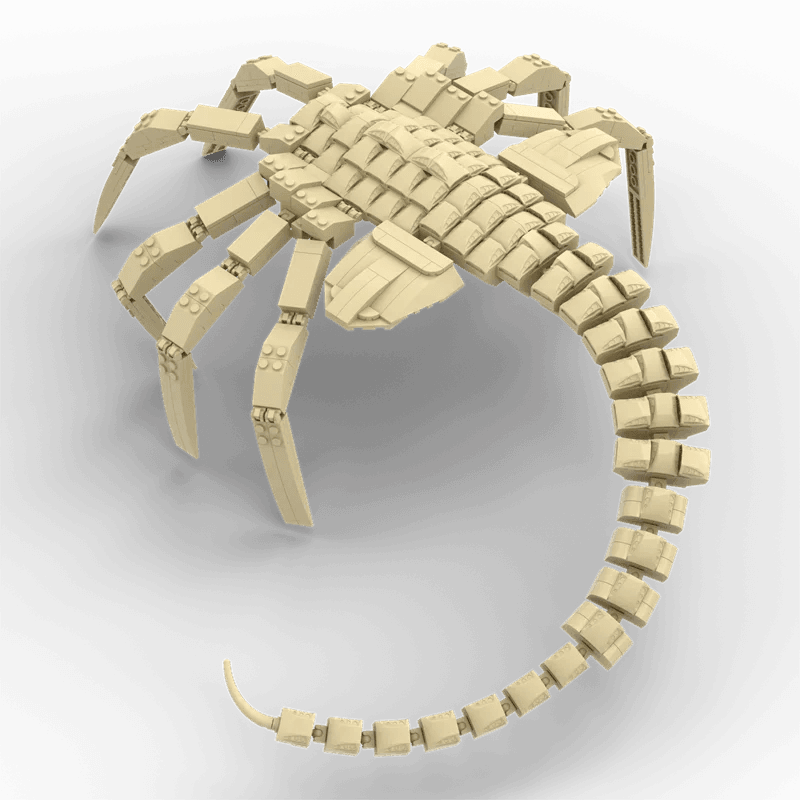 New MOC Alienes Drooling Monster Building Blocks Xenomorph - ToylandEU