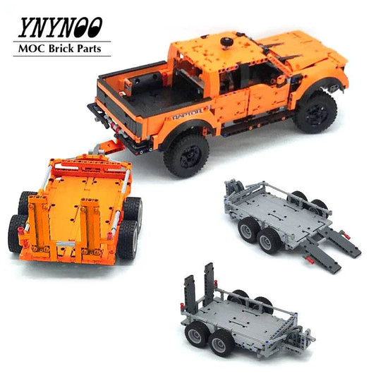 New MOC Lower Loader Tailgate Trailer Building Blocks Model Building Bricks MOC - ToylandEU