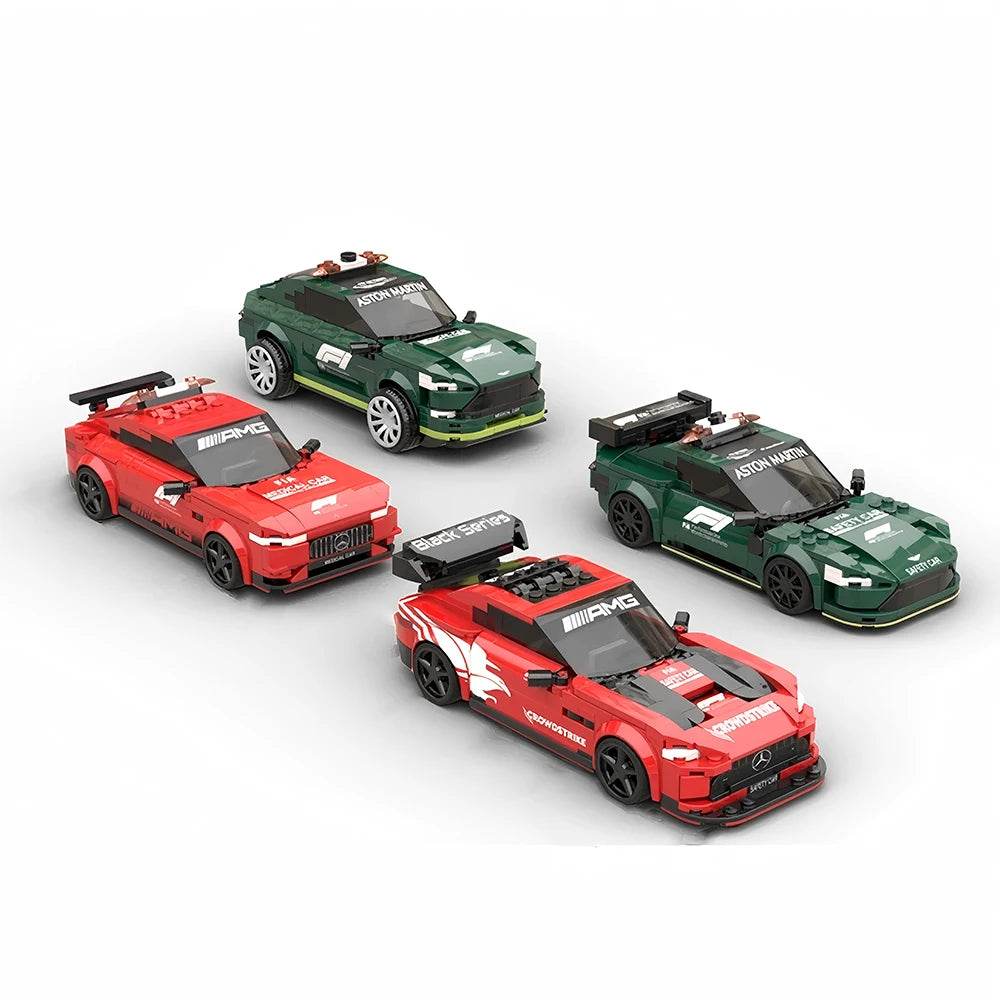 New MOC Speed Champions 2023 Safety Car City Medical Car Set - ToylandEU
