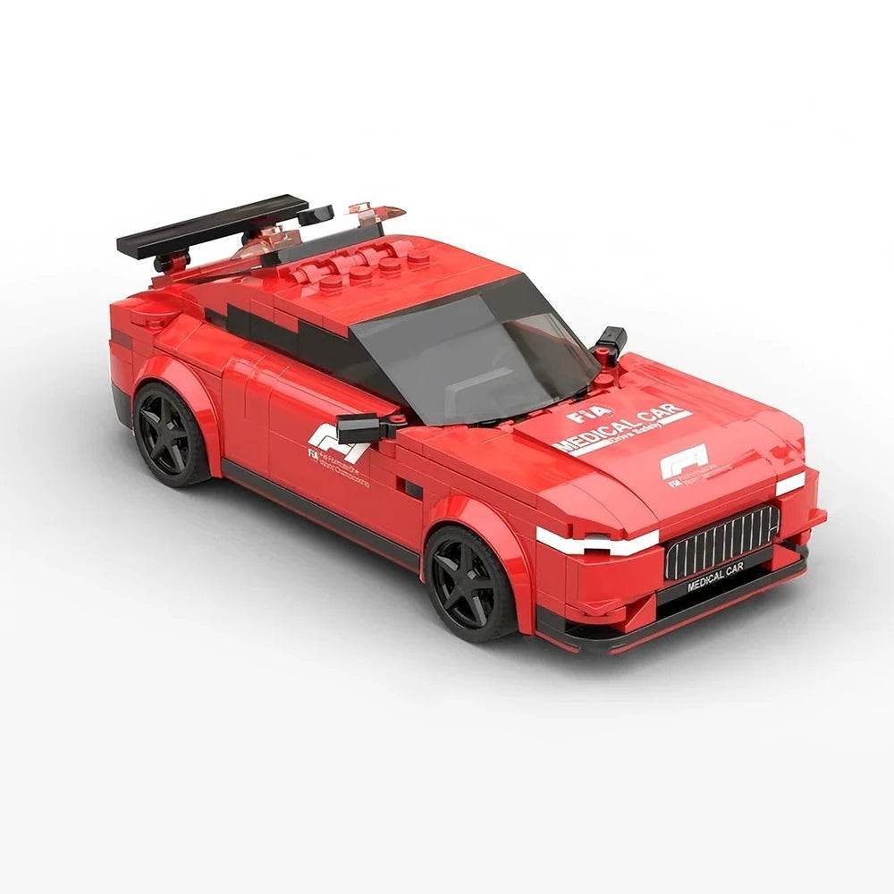 New MOC Speed Champions 2023 Safety Car City Medical Car Set - ToylandEU