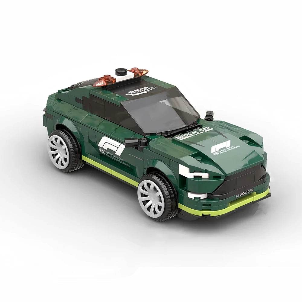 New MOC Speed Champions 2023 Safety Car City Medical Car Set - ToylandEU
