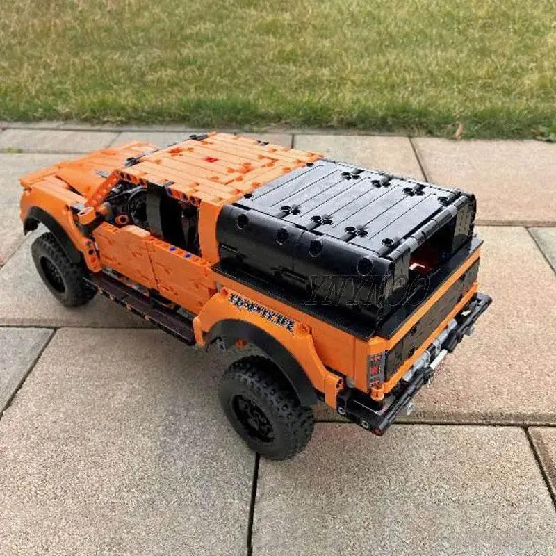  New MOC Tradie Tray Trailer Fit F-150 Raptor 42126 Blocks Building Bricks MOC -  ToylandEU™