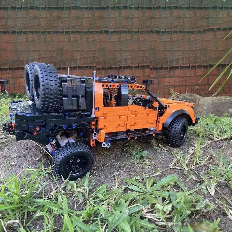  New MOC Tradie Tray Trailer Fit F-150 Raptor 42126 Blocks Building Bricks MOC -  ToylandEU™