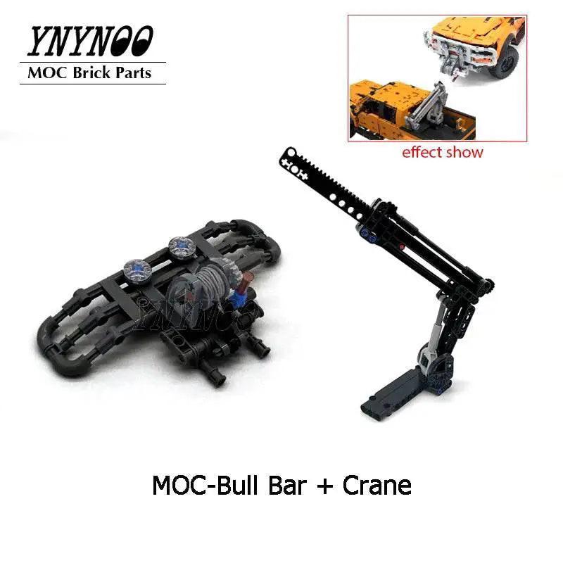  New MOC Tradie Tray Trailer Fit F-150 Raptor 42126 Blocks Building Bricks MOC -  ToylandEU™