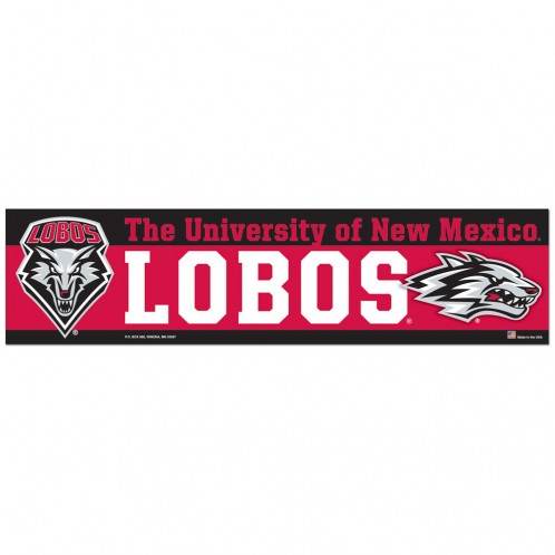 New Mexico Lobos Decal 3x12 Bumper Strip Style Licensed - ToylandEU