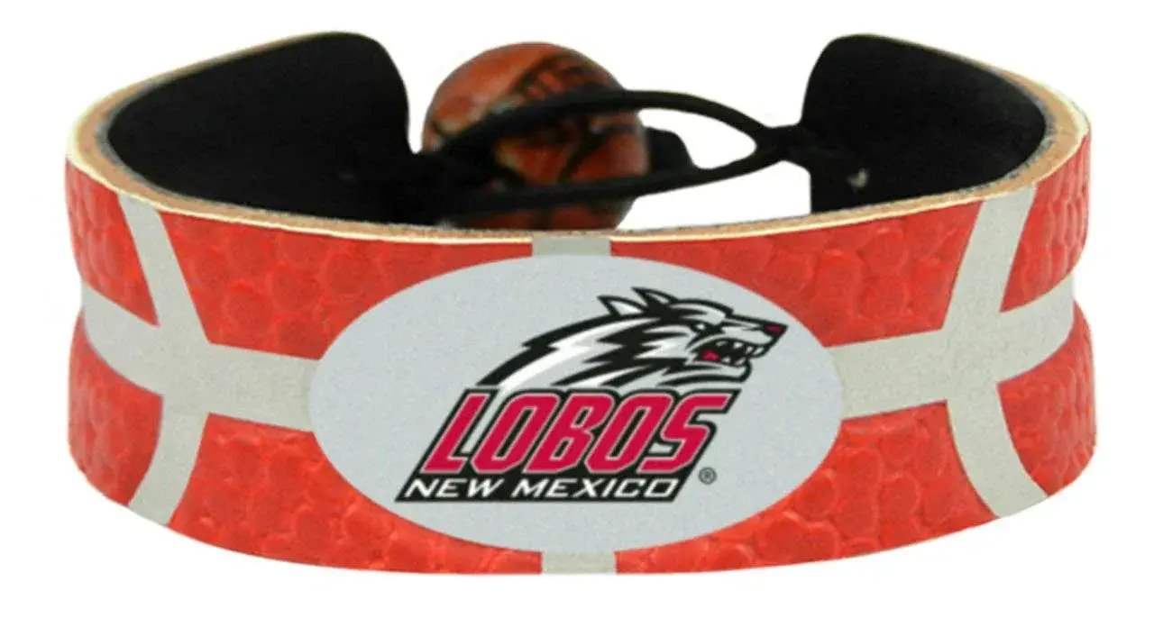  New Mexico Lobos Leather Bracelet Team Color Ceramic Bead -  ToylandEU™