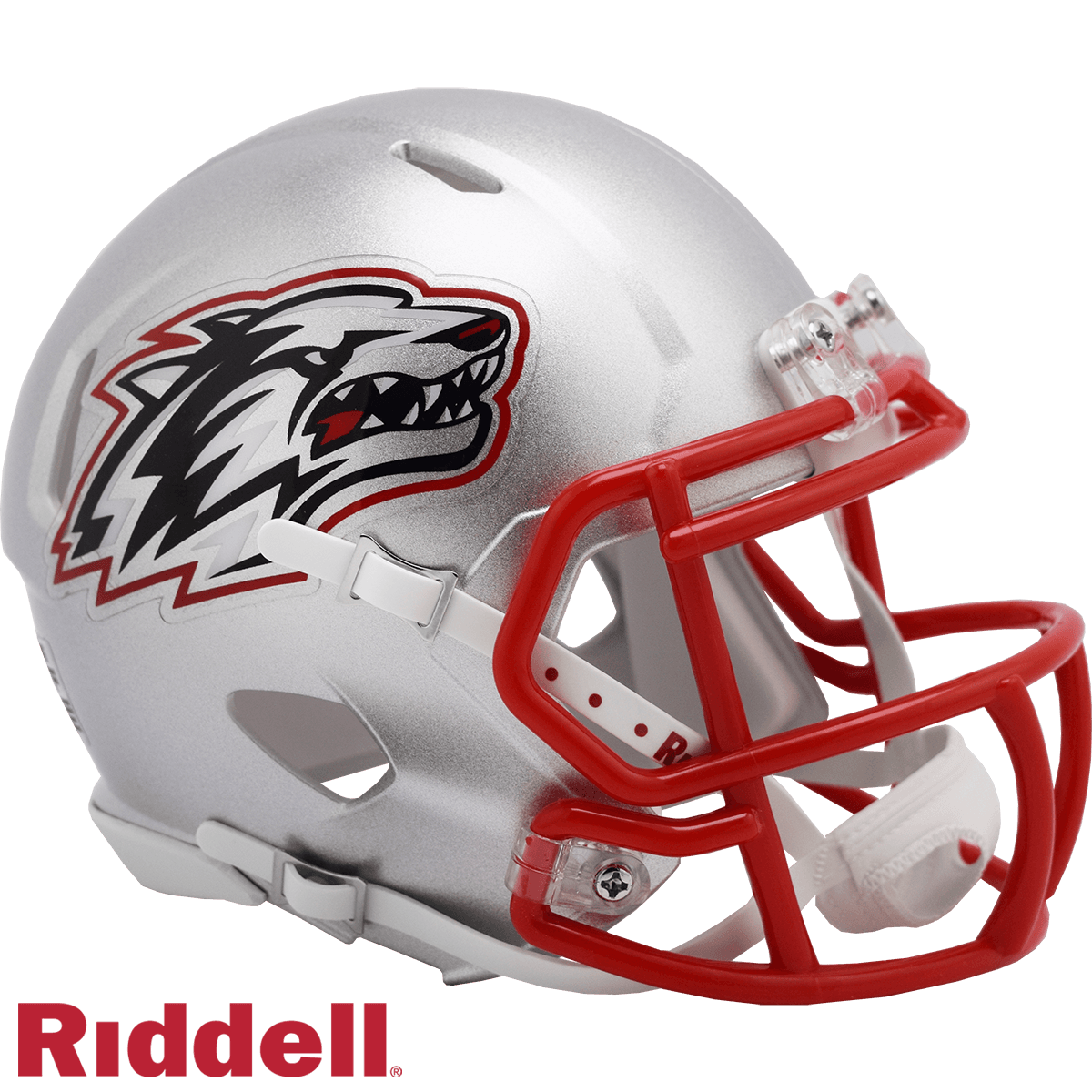 New Mexico Lobos Riddell Mini Speed Helmet Replica Silver - ToylandEU