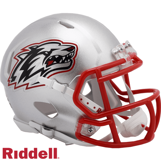 New Mexico Lobos Riddell Mini Speed Helmet Replica Silver - ToylandEU
