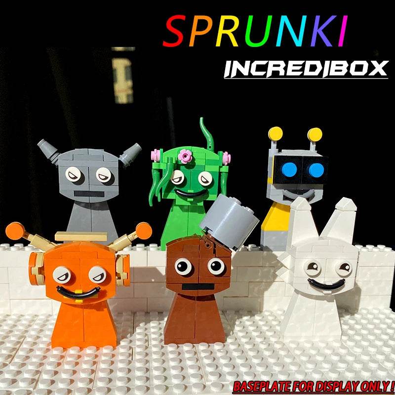 New Moc Incredibox Sprunki Building Blocks Set Anime Gifts - ToylandEU
