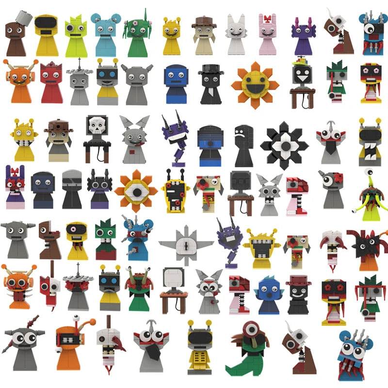 New Moc Incredibox Sprunki Building Blocks Set Anime Gifts - ToylandEU