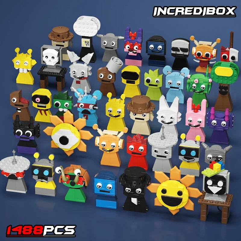 New Moc Incredibox Sprunki Building Blocks Set Anime Gifts - ToylandEU