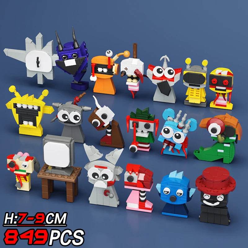 New Moc Incredibox Sprunki Building Blocks Set Anime Gifts - ToylandEU