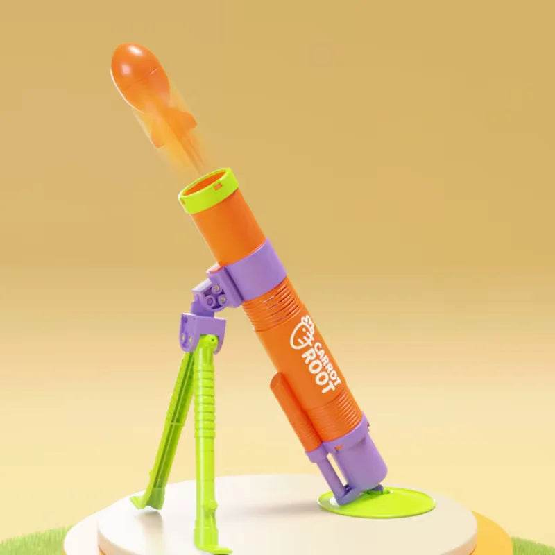 New Mortar Grenade Launcher Toy Automatic Shooting Gun Creative Outdoor Sports Gift for Children with 3 Shells - ToylandEU
