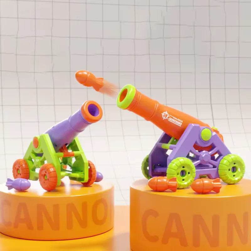 New Mortar Grenade Launcher Toy Automatic Shooting Gun Creative Outdoor Sports Gift for Children with 3 Shells - ToylandEU