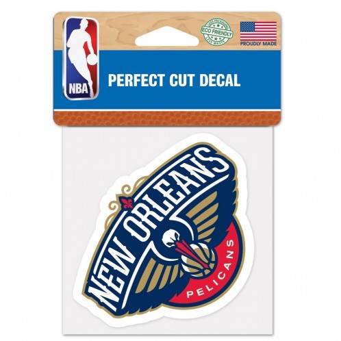 New Orleans Pelicans 4x4 Perfect Cut Outdoor Vinyl Decal - ToylandEU