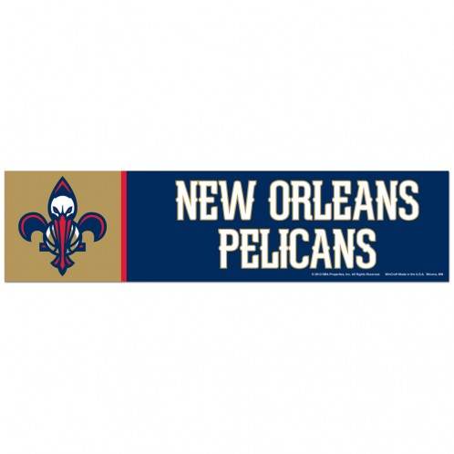 New Orleans Pelicans Decal 3x12 Bumper Strip Style Licensed - ToylandEU