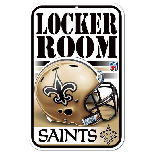 New Orleans Saints 11x17 Plastic Locker Room Signage - ToylandEU