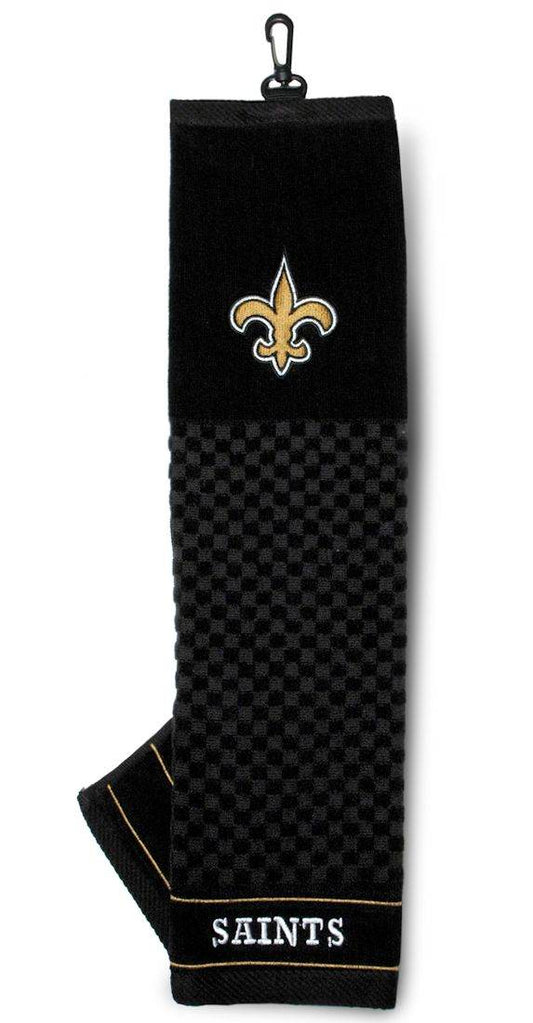 New Orleans Saints 16x22 Embroidered Golf Towel Tri Fold - ToylandEU