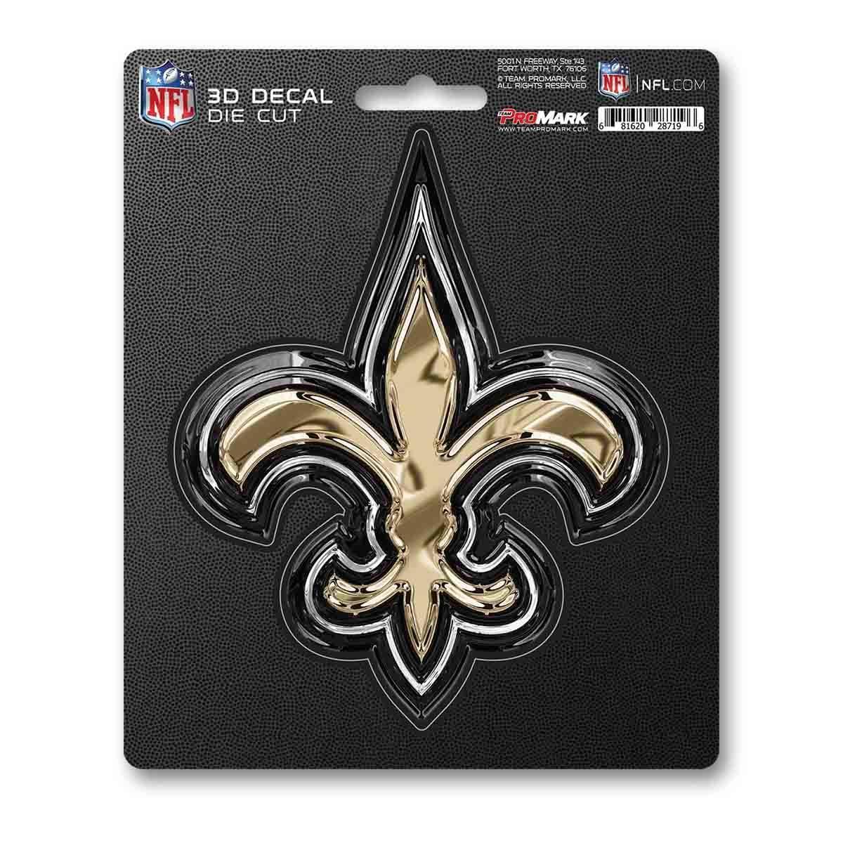  New Orleans Saints 3D Die Cut Decal 5x8 Logo Design -  ToylandEU™