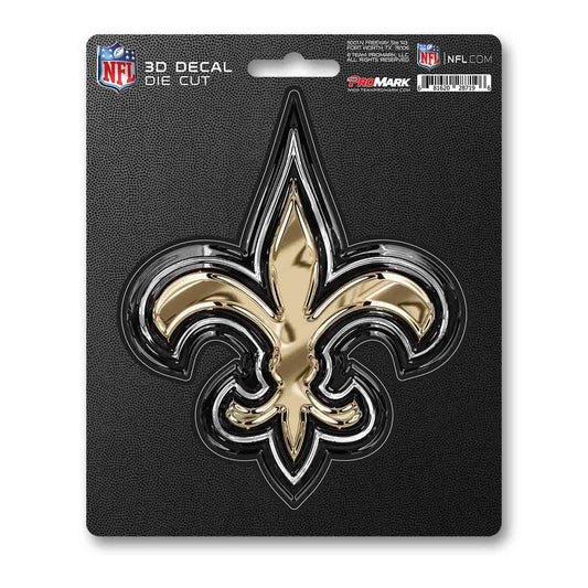 New Orleans Saints 3D Die Cut Decal 5x8 Logo Design - ToylandEU
