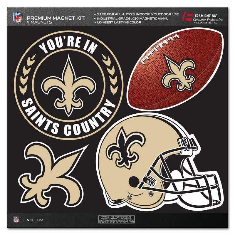  New Orleans Saints 4 Piece Magnet Kit for Fans Official -  ToylandEU™