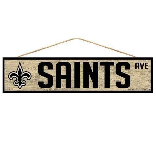  New Orleans Saints 4x17 Wood Sign Wall Decor Wincraft -  ToylandEU™
