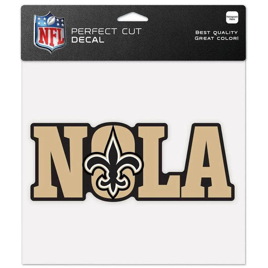  New Orleans Saints 8x8 Perfect Cut Color Decal Slogan -  ToylandEU™