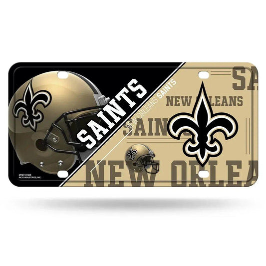  New Orleans Saints Aluminum License Plate Official -  ToylandEU™