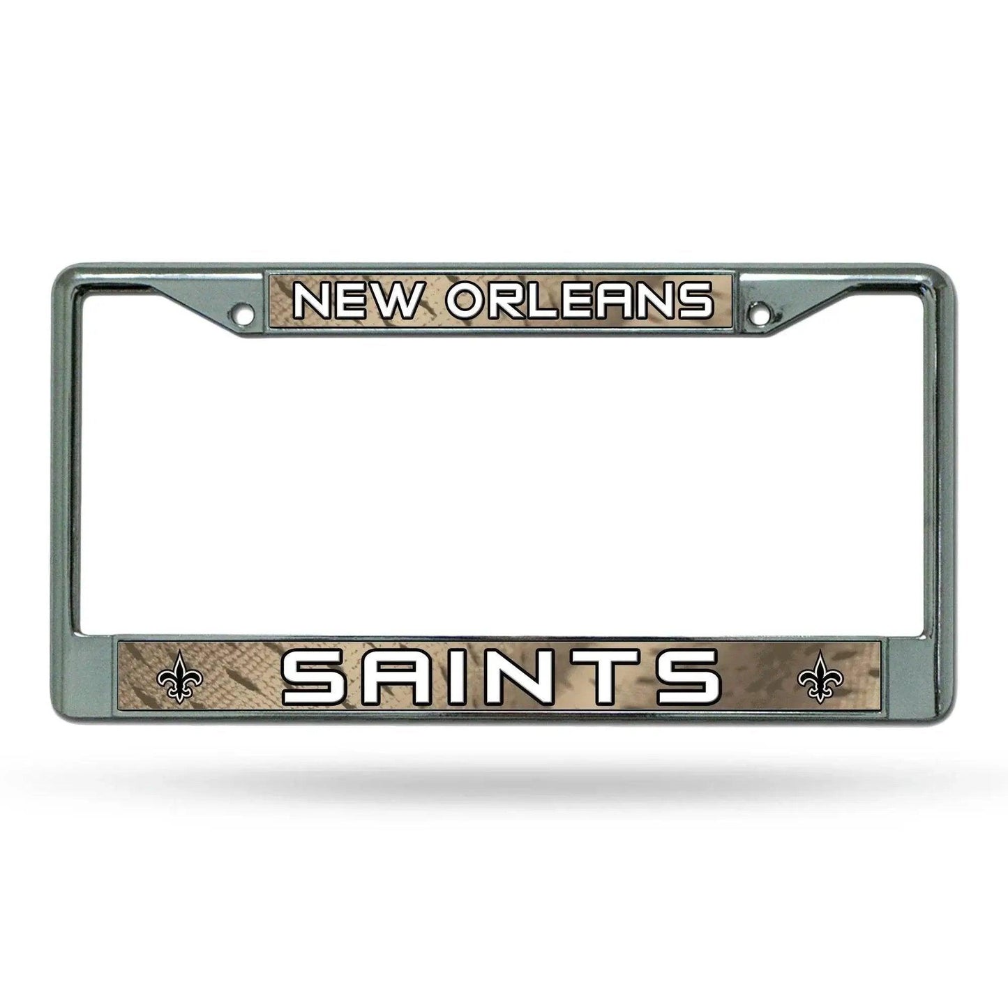  New Orleans Saints Chrome License Plate Frame With Insert -  ToylandEU™