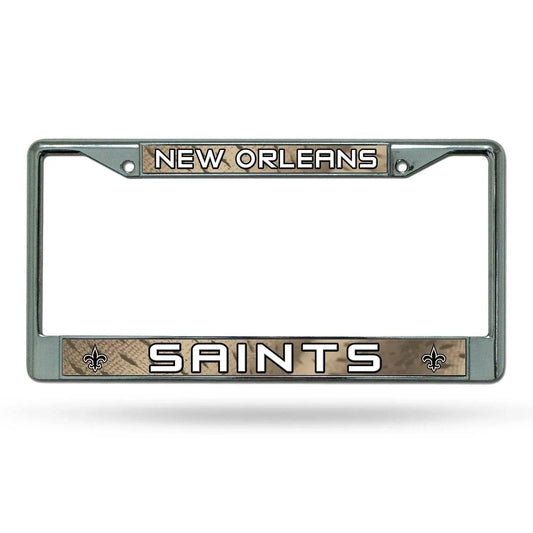  New Orleans Saints Chrome License Plate Frame With Insert -  ToylandEU™