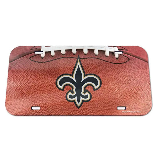  New Orleans Saints Crystal Mirror License Plate Football -  ToylandEU™