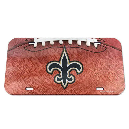  New Orleans Saints Crystal Mirror License Plate Football -  ToylandEU™