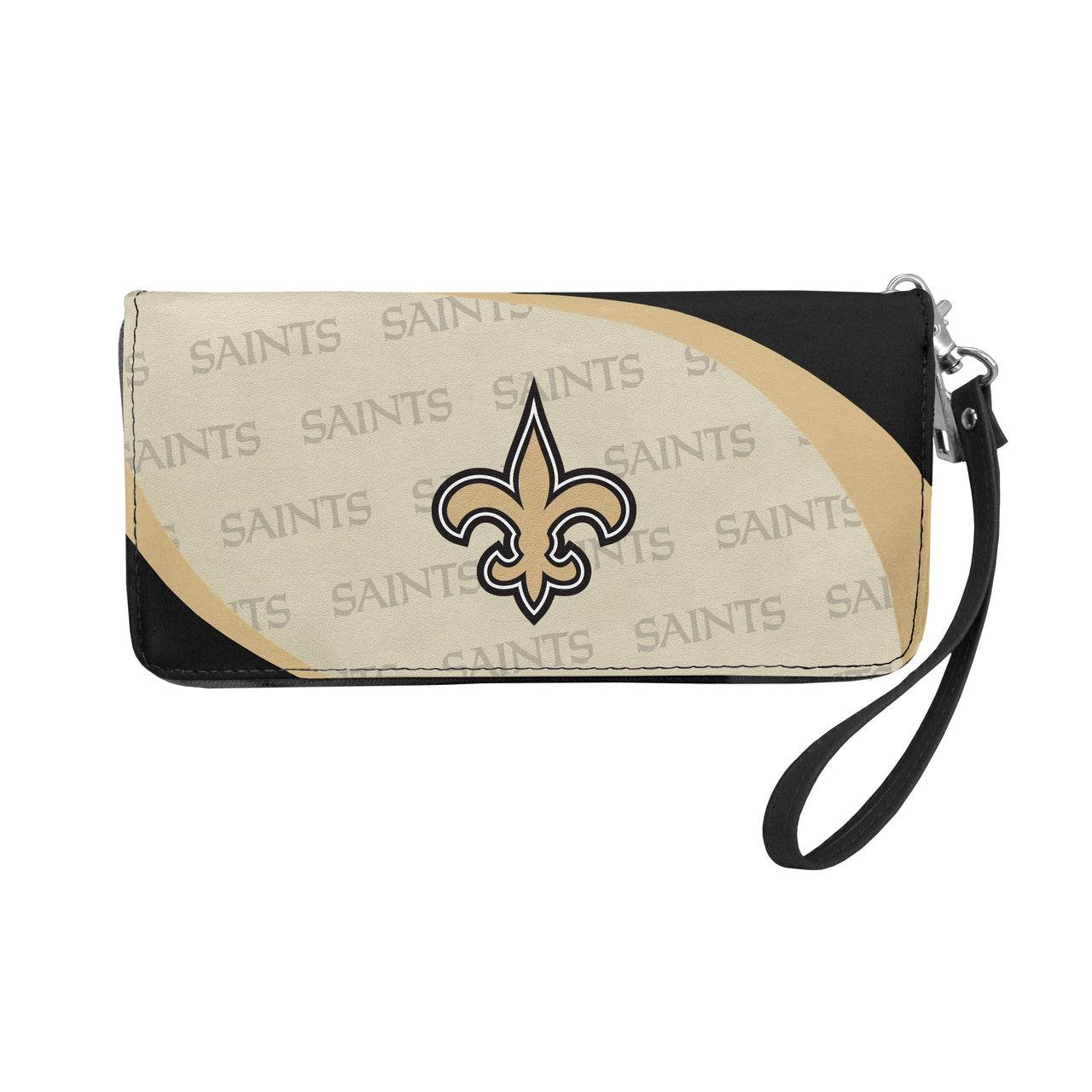 New Orleans Saints Curve Wallet With Detachable Wristlet - ToylandEU