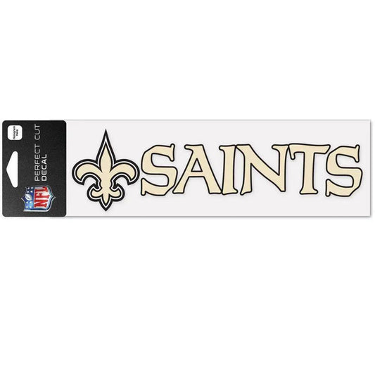  New Orleans Saints Decal 3x10 Perfect Cut Wordmark Color -  ToylandEU™