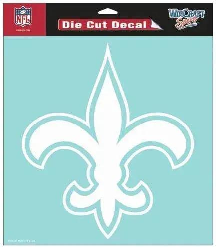  New Orleans Saints Decal 8x8 Die Cut White -  ToylandEU™