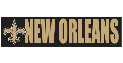 New Orleans Saints Decal Bumper Sticker - ToylandEU