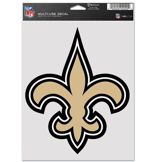 New Orleans Saints Decal Multi Use Fan Pack Made In USA - ToylandEU