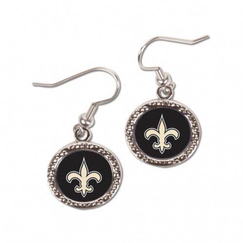 New Orleans Saints Earrings Round Style Special Order - ToylandEU