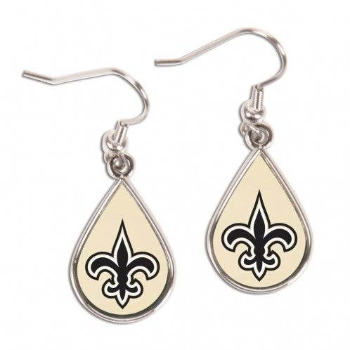 New Orleans Saints Earrings Tear Drop Style Special Order - ToylandEU