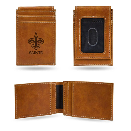  New Orleans Saints Front Pocket Wallet Laser Engraved -  ToylandEU™