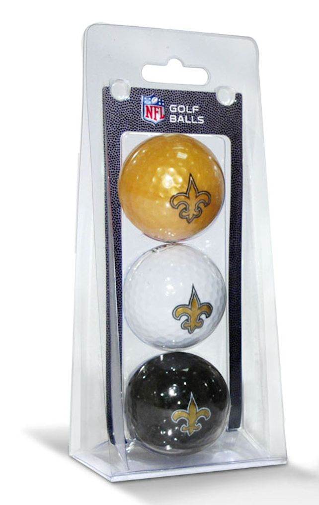 New Orleans Saints Golf Balls 3 Pack Special Order Edition - ToylandEU