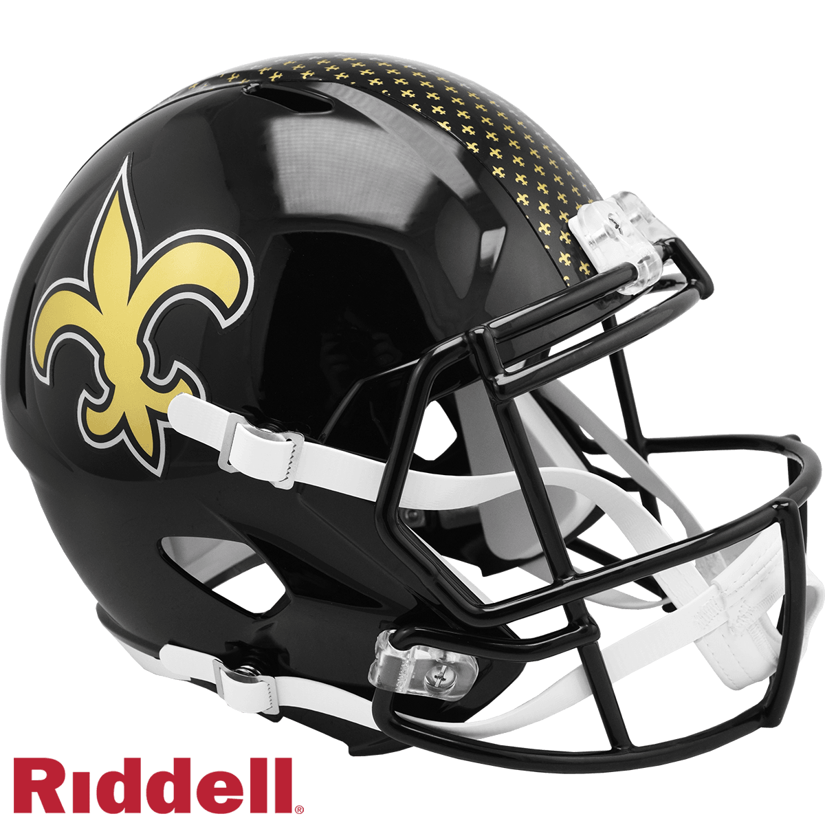 New Orleans Saints Helmet Riddell Replica Full Size On Field - ToylandEU