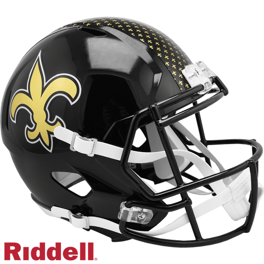 New Orleans Saints Helmet Riddell Replica Full Size On Field - ToylandEU