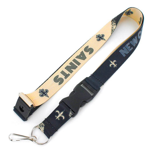 New Orleans Saints Lanyard Crossfade Design With Breakaway - ToylandEU