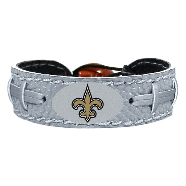 New Orleans Saints Leather Bracelet Adjustable Ceramic Bead - ToylandEU