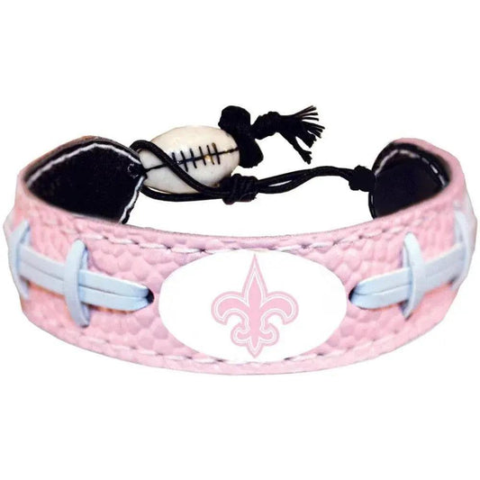  New Orleans Saints Leather Bracelet Pink Football Adjustable -  ToylandEU™