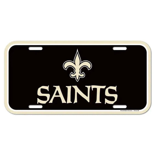  New Orleans Saints License Plate Plastic -  ToylandEU™
