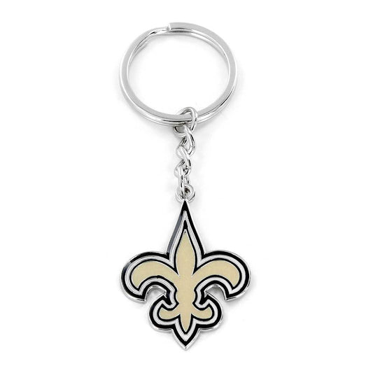 New Orleans Saints Logo Keychain With Detachable Split Ring - ToylandEU