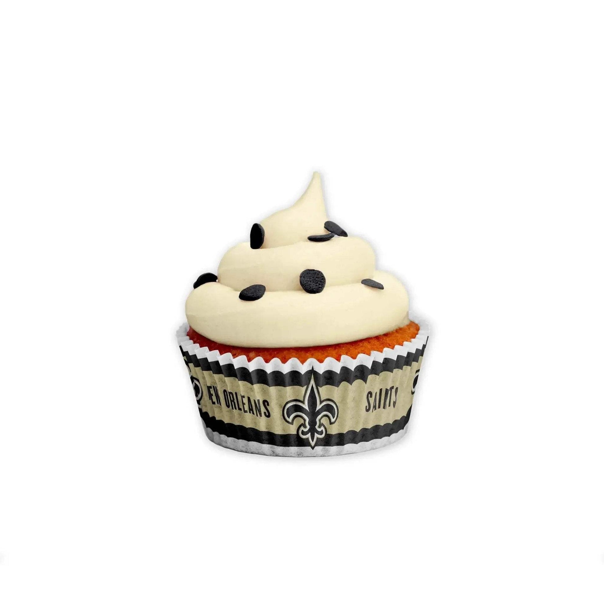  New Orleans Saints Paper Baking Cups Large 50 Set Pack -  ToylandEU™