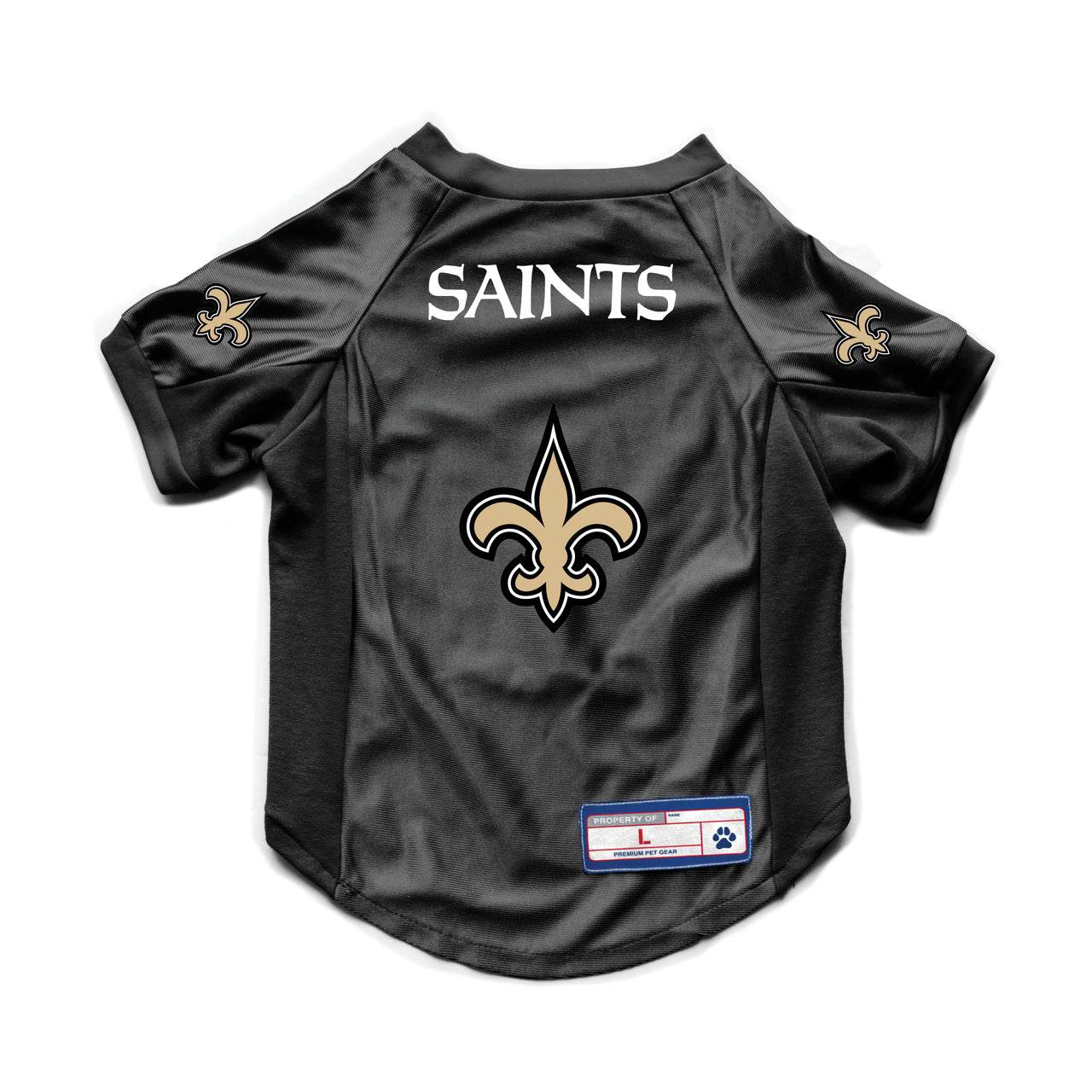 New Orleans Saints Pet Jersey Stretch XS Big Dog Edition - ToylandEU